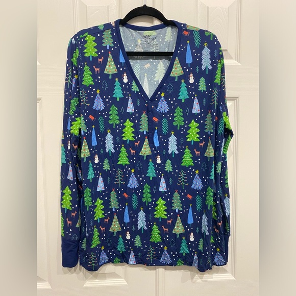 Little Sleepies Other - New! Little sleepies holiday top size XXL Christmas trees